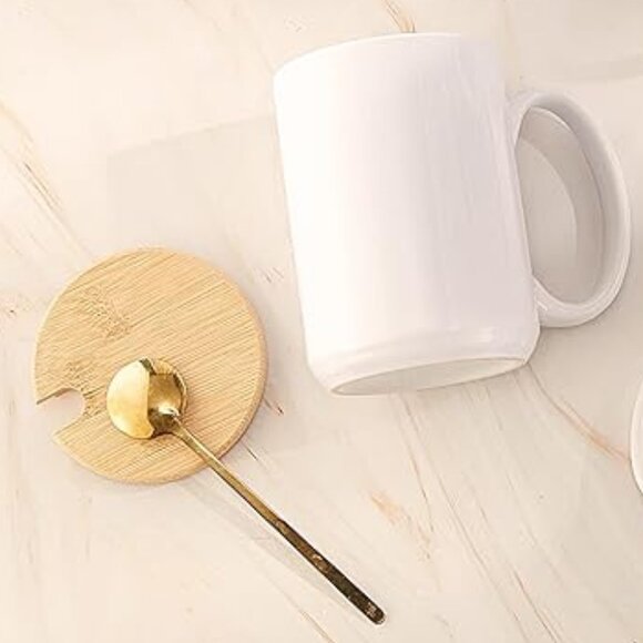 Book Lovers Coffee Mug, Great Librarian Gift Set, Latte Mug - Picture 2 of 3